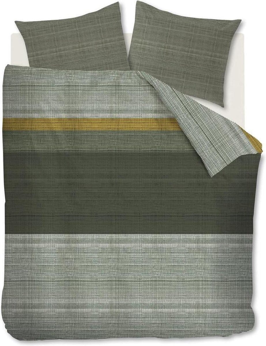 At Home By Beddinghouse Dusk Groen Dekbedovertrek